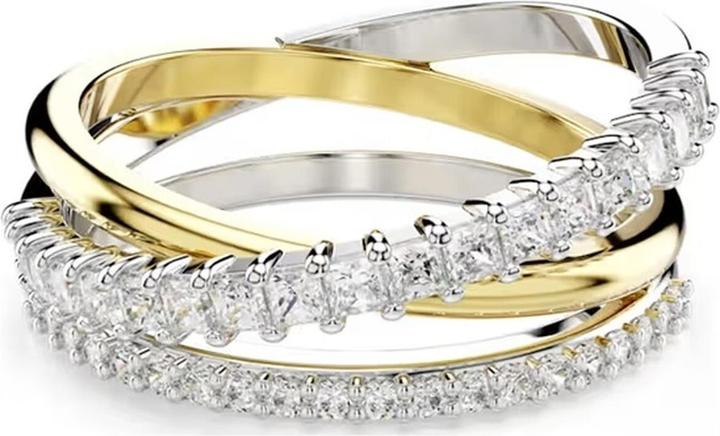 Actual product image Swarovski Hyperbola Ring Various cuts White Metal mix (55)