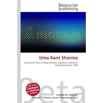Uma Kant Sharma, Fachbücher