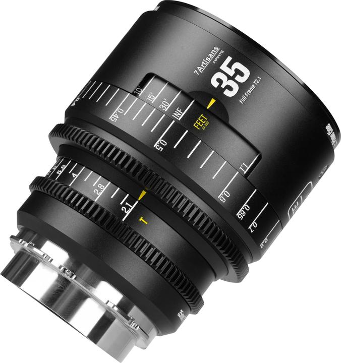Actual product image 7artisans 35T21B-PL INF 35mm T2.1 INFINTE PL Mount (Black) (Arri PL, full size)