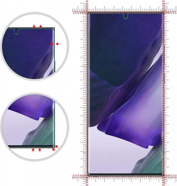 Image du produit Screenguard 100% Film de protection d'écran Samsung Galaxy Note20 Ultra Crystal Clear (1 pièce(s), Samsung Galaxy Note 20 Ultra)