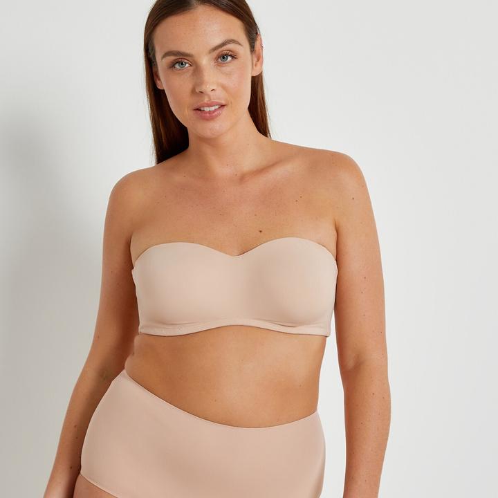 Produktbild La Redoute Collections Bandeau-BH aus Mikrofaser (80 C)