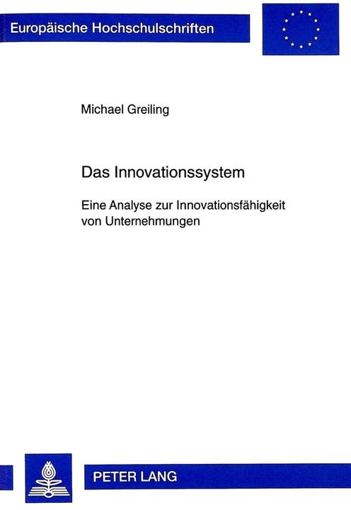 Energie-Label Das Innovationssystem (Deutsch, Michael Greiling, 1998)