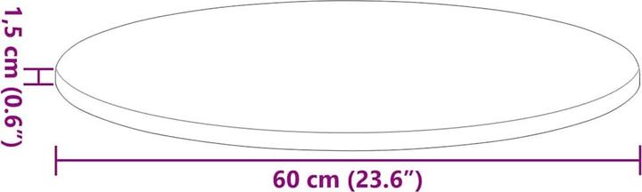 Produktbild VidaXL Tischplatte (60 x 60 x 1.5 cm)