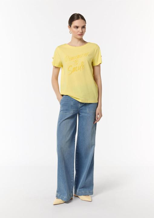 Produktbild Comma T-Shirt T-Shirt mit Logo-Tape auf den Schultern (36)