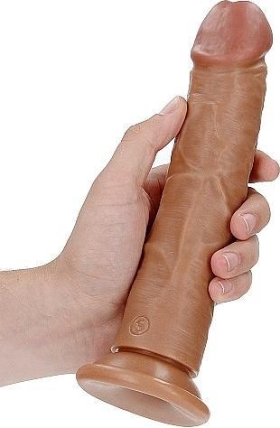 Produktbild RealRock Curved Realistic Dildo with Suction Cup - 8"/ 20,5 cm