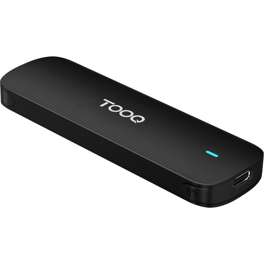 Tooq Technology CAJA EXTERNA M.2 NVMe USB3.1 GEN2 ALUMINIO NEGRA (M.2), Festplattengehäuse, Schwarz