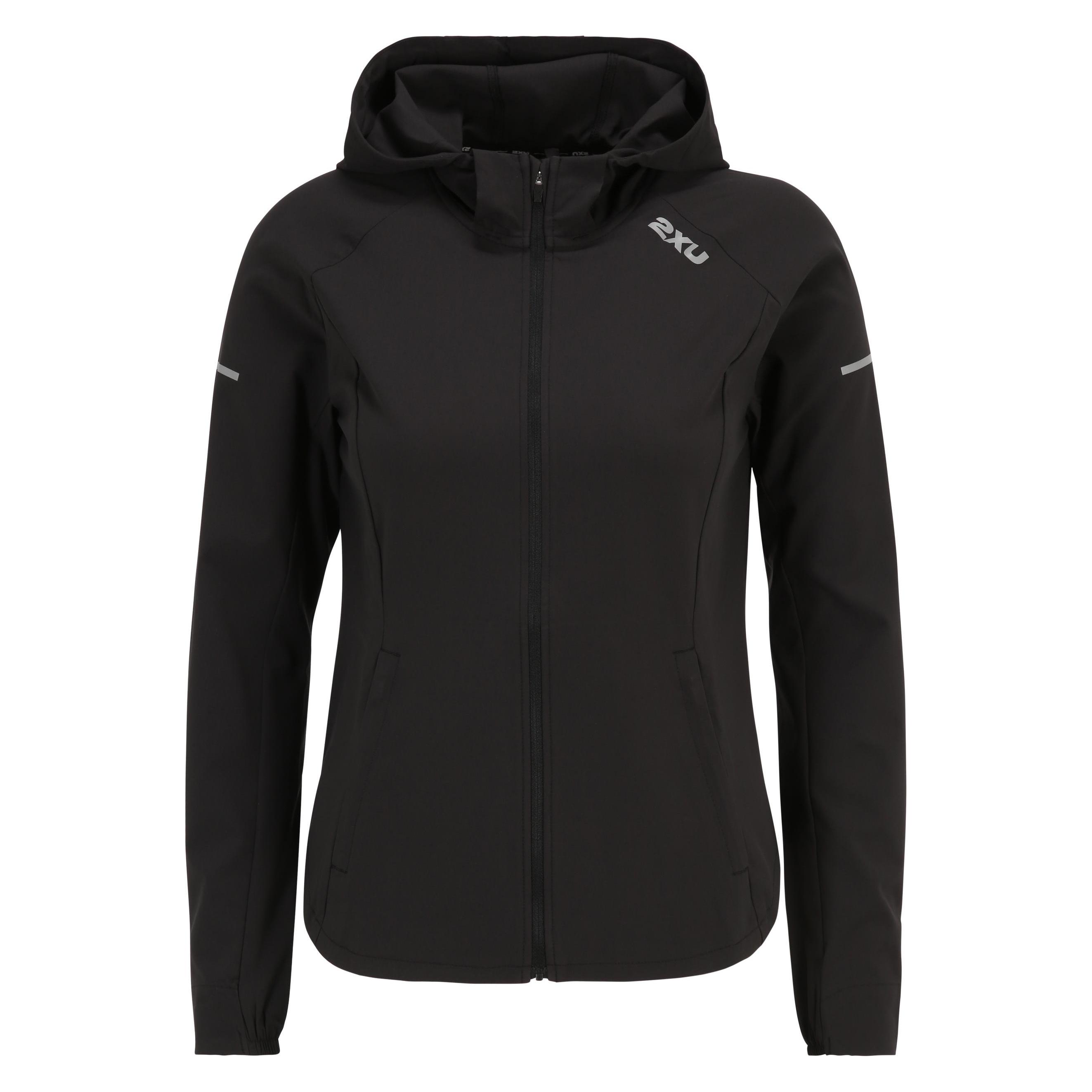 2XU, Damen, Laufjacke, Aero Jacket (M), Schwarz, M
