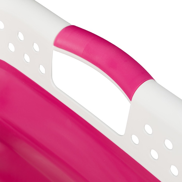 Image du produit Relaxdays Panier à linge pliable avec poignées (50 l)