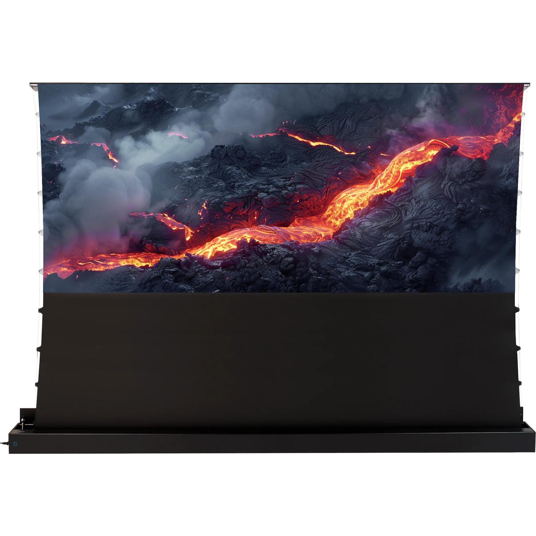 Celexon UST Hochkontrast Bodenscheren Leinwand - Expert, 114" 21:9 schwarz (114", 21:9), Leinwand, Schwarz