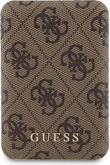 Produktbild Guess Zestaw GUBPM5P15S4GEMGW iPhone 15 6.1" hardcase + Powerbank 5000mAh MagSafe brązowy/brown 4G M (Apple iPhone 15)