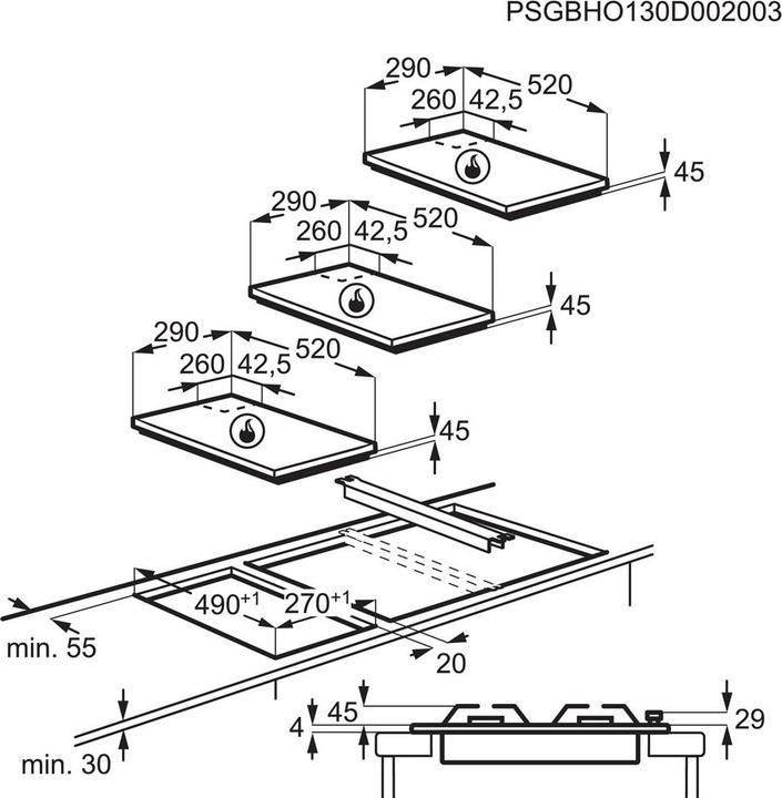 Valori nutrizionali e ingredienti Electrolux EGC3322NVK