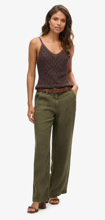 Image du produit Superdry Pantalon taille basse en lin (L)