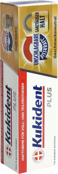 Productafbeelding Kukident Plus Haftcreme Unschlagbare Bisskraft 40G Haftcreme (40 ml)