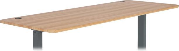 Actual product image Swisshandel24 Tabletop HWC-D40 for desks, desk top, 160x80cm oak colour (160 x 80 cm)