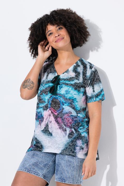 Produktbild Angel of Style T-Shirt, A-Linie, buntes Muster (46)