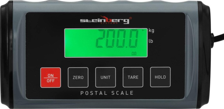 Produktbild Steinberg Paketwaage digital Industriewaage Bodenwaage Versandwaage LCD 200 kg / 0,1 kg