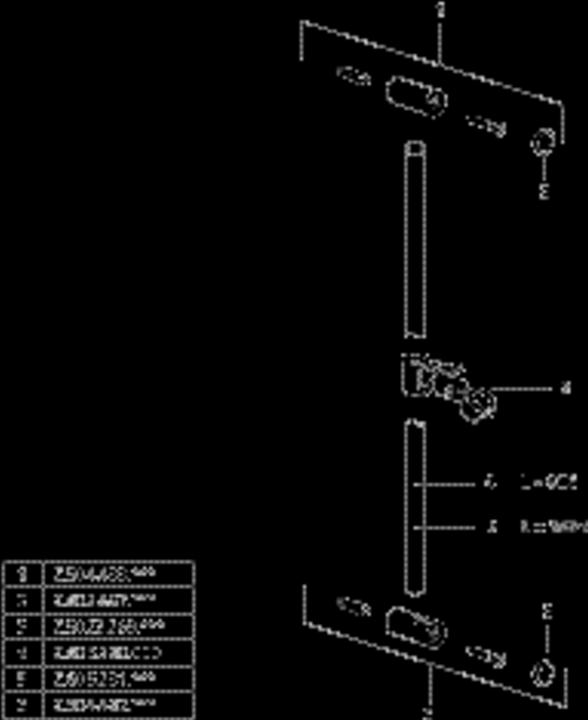 Actual product image KWC Shower sliding bar