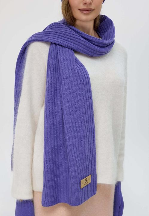 Immagine prodotto Bellemere Scarf Flat-Ribbed Knit Merino Wool Scarf
