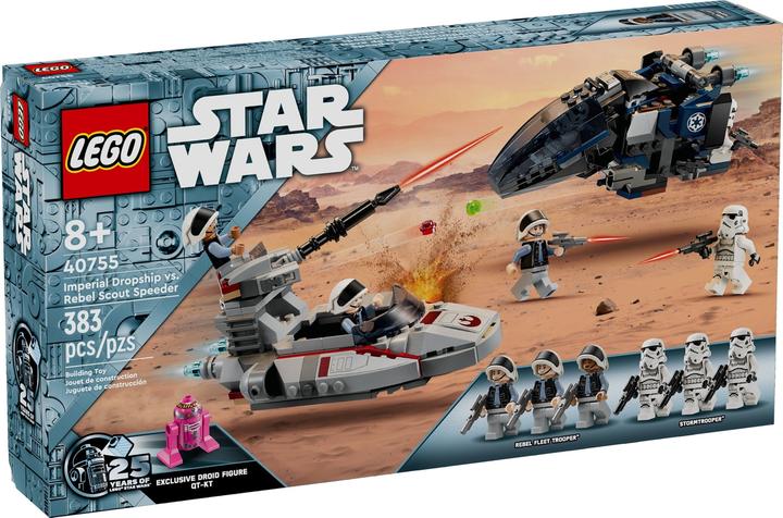 Immagine prodotto LEGO Imperial Dropship vs. Rebel Scout Speeder (40755, LEGO Star Wars)