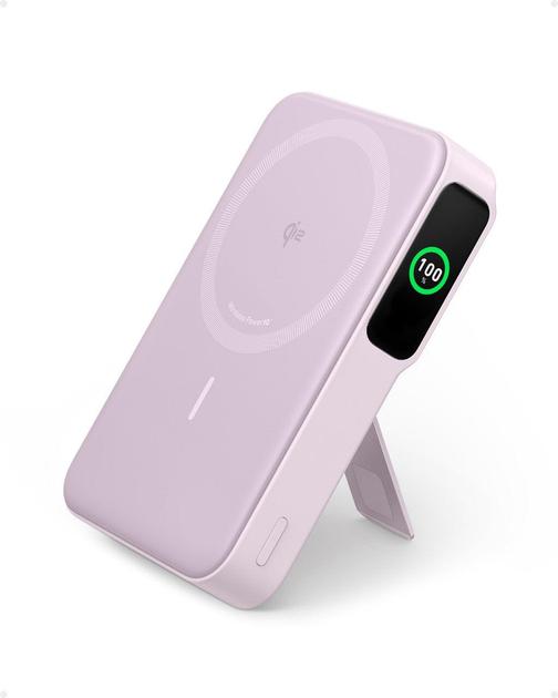 Immagine prodotto Anker A1654 P11 15W, Magsafe Kabellose Powerbank (MagGo), 10000mAh, Pink (15 W)