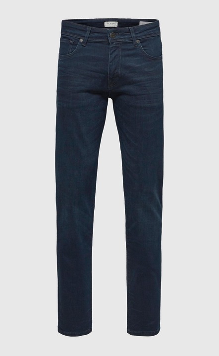 Selected Homme 6155 – Superstretch Blauschwarz Straight Fit Jeans