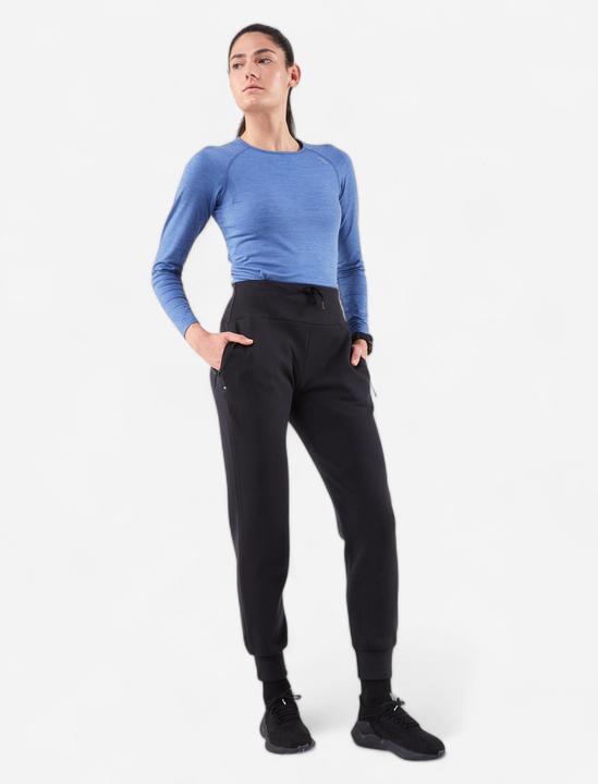 Kiprun Laufhose lang Damen warm - Run 500 schwarz (W28/L31)