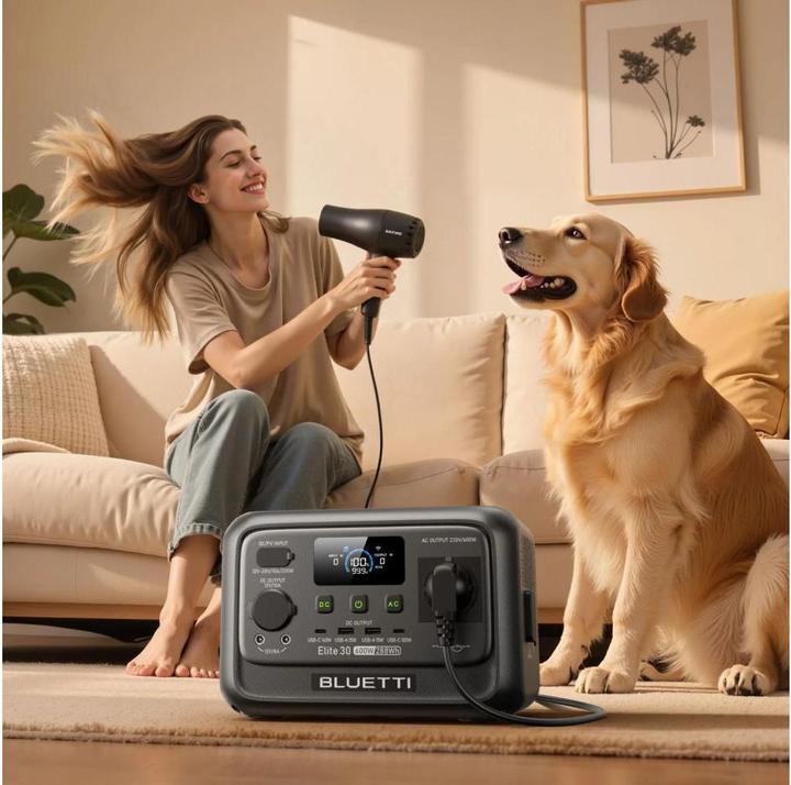 Produktbild Bluetti Power Station Elite 30 V2 (288 Wh, 5.54 kg)