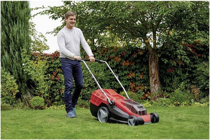 Actual product image Einhell GE-CM 36/43 Li M cordless lawn mower (2 x 4.0Ah) (Rechargeable battery operated)