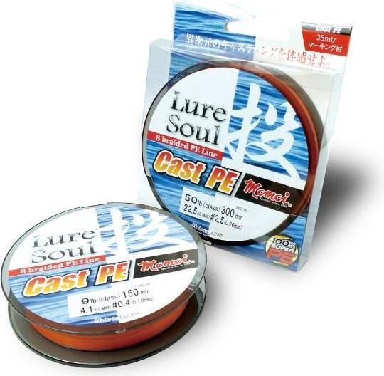 Immagine prodotto Momoi Cast PE, Arancione (8.10 kg, 0.14 mm)