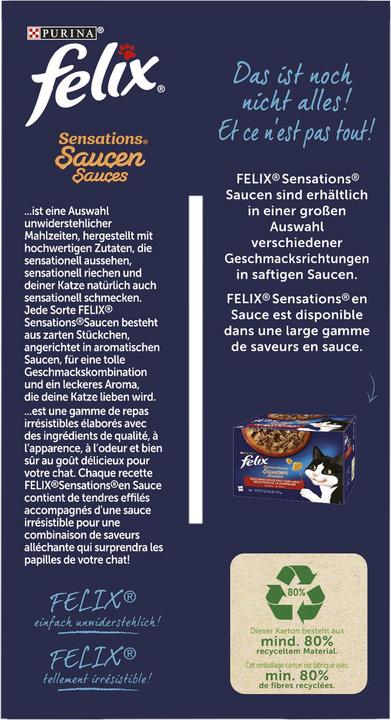 Image du produit Felix Sauce poisson (Adulte, 12 pcs, 1020 g)