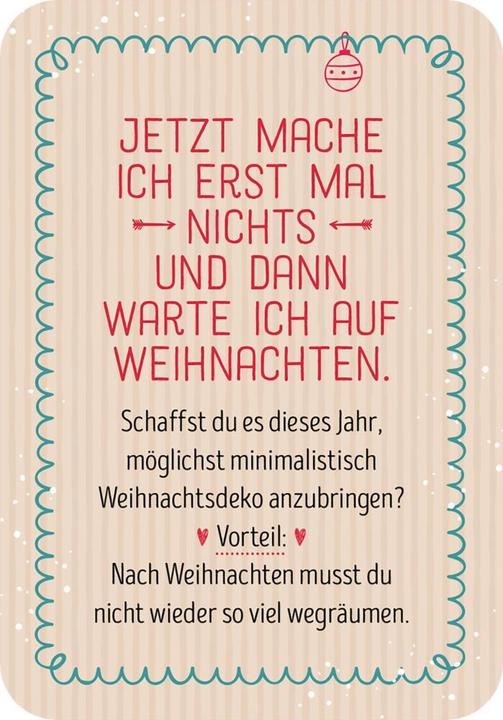 Actual product image Hanging out in Advent