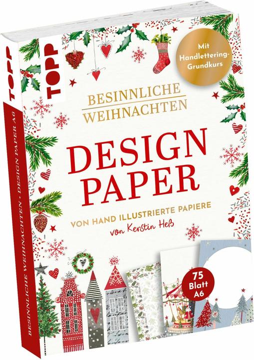 Actual product image Topp Hess:Design Paper A Merry Christmas (16 pcs.)
