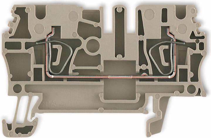 Weidmüller ZDU2.5 beige standard terminal,2.5mm 24A
