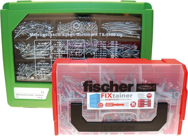 Vasalat FISCHER | SECOTEC dowel & screw set (1910 parts) (1 pcs.)