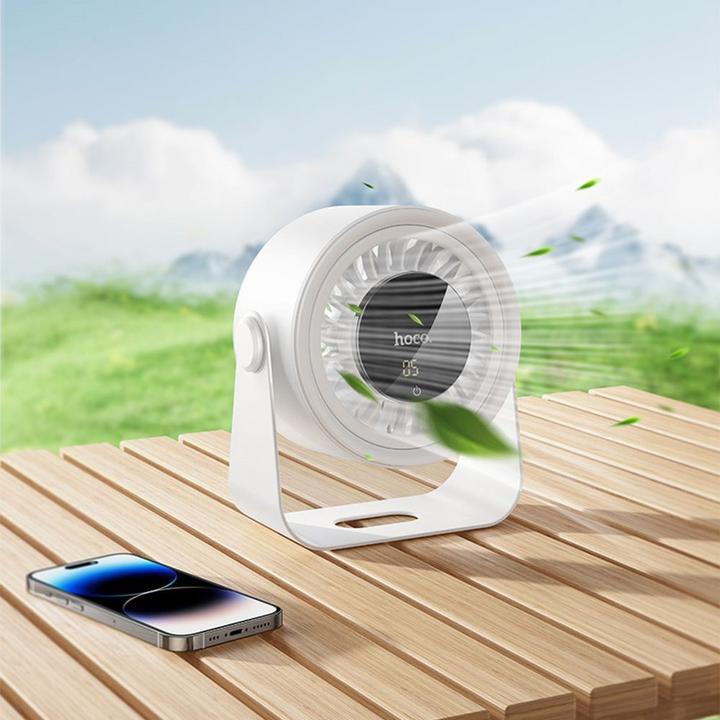 Produktbild Hoco Other small household appliances desktop fan HX66 white (50 dB)