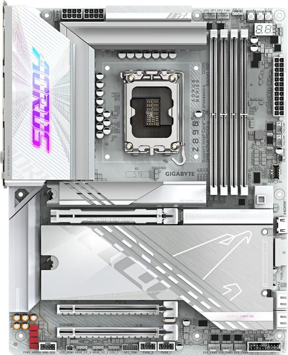 Productafbeelding Gigabyte Z890 AORUS PRO ICE (LGA 1851, Intel Z890, ATX)