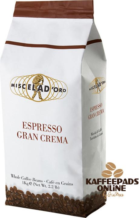Immagine prodotto Miscela d'Oro Chicchi di caffè Miscela Doro Gran Crema (1 KG) (1000 g, Tostatura media)