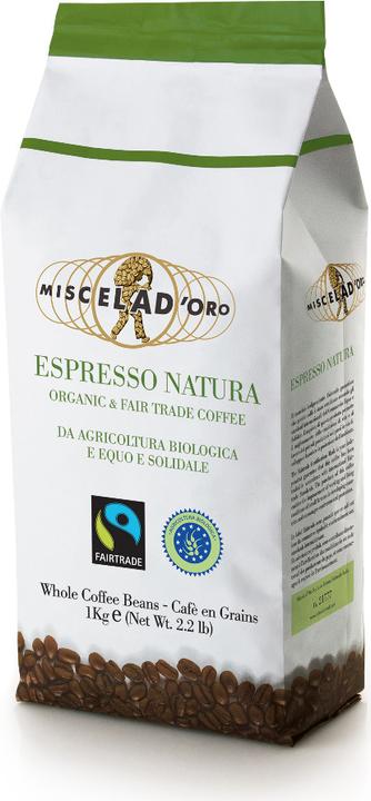 Immagine prodotto Miscela d'Oro Miscela Doro Chicchi di caffè Natura Biologico & Equosolidale (1 KG) (1000 g, Tostatura media)