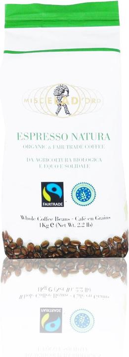 Immagine prodotto Miscela d'Oro Miscela Doro Chicchi di caffè Natura Biologico & Equosolidale (1 KG) (1000 g, Tostatura media)