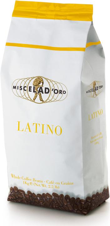 Immagine prodotto Miscela d'Oro Chicchi di caffè Miscela D oro Latino (1 KG) (1000 g, Tostatura media)
