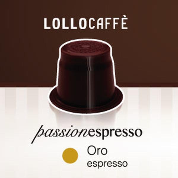 Actual product image Lollo Caffè Coffee capsules Oro Nespresso* Compatible (30 capsules) (30 x Port.)