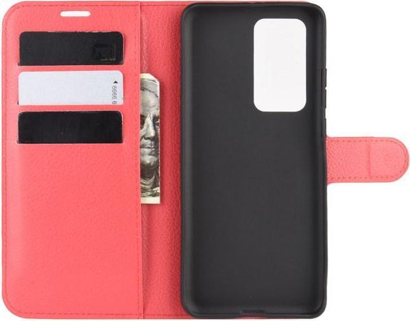 Actual product image MU Classic Litchi Leather Bookcover Series (Huawei P40 Pro+)