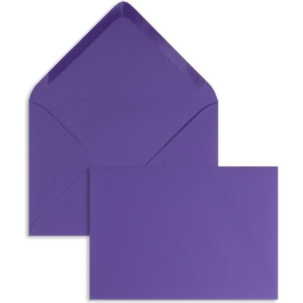 Thumbnail - Blanke, Briefumschlag, Briefumschläge 120x180mm 135g/qm gummiert VE=100 Stück royal lavendel (100 x)