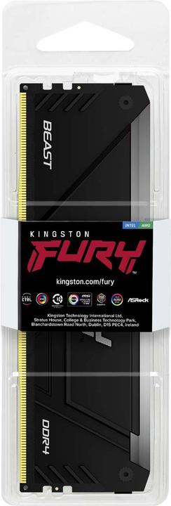 Produktbild Kingston FURY Beast RGB (1 x 8GB, 2666 MHz, DDR4-RAM, DIMM)