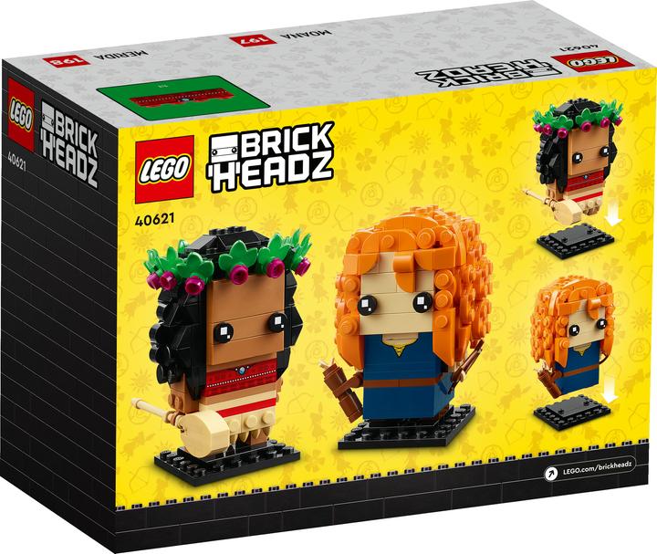 Produktbild LEGO Vaiana und Merida (40621, LEGO Brickheadz)