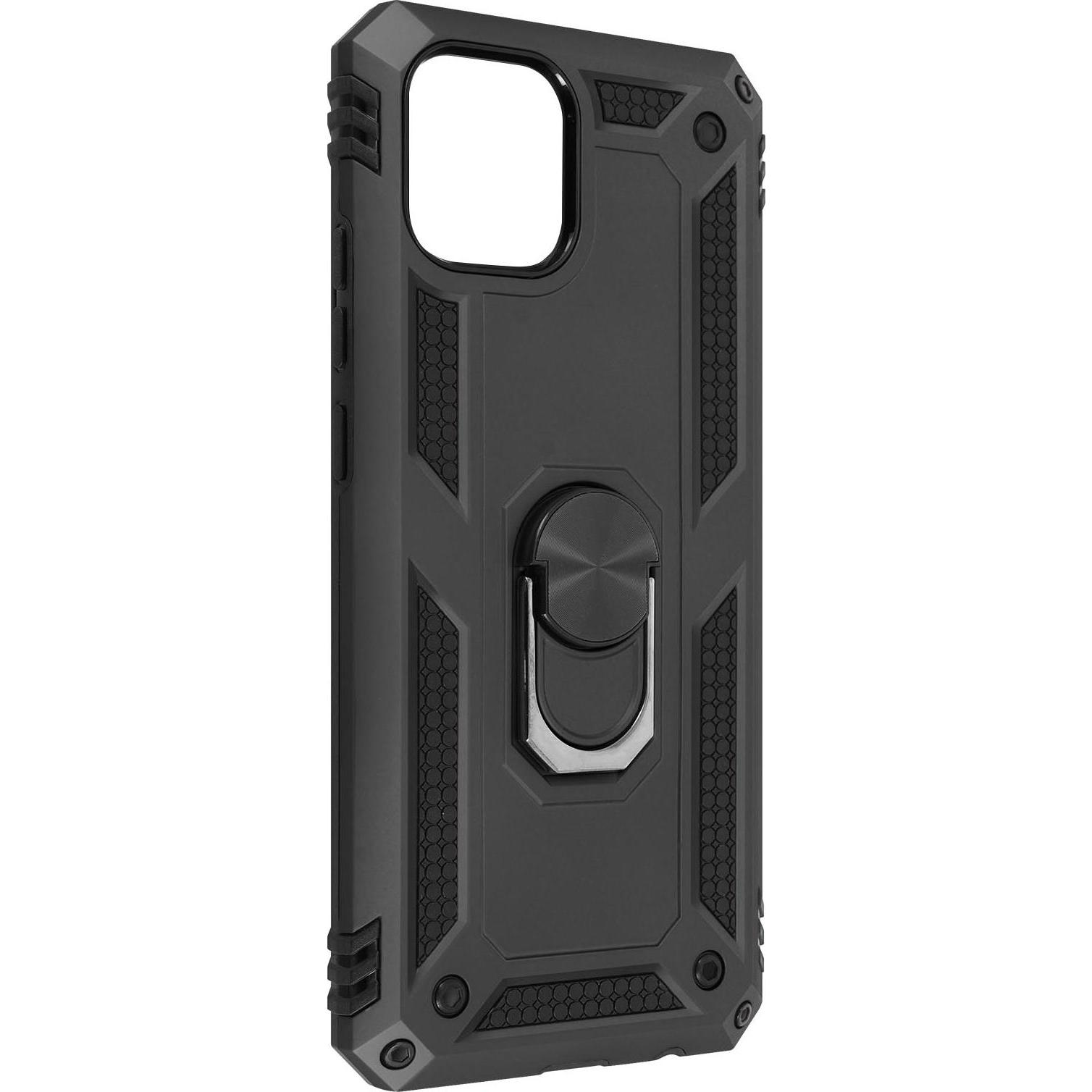 Thumbnail - Avizar stossfeste Handyhülle mit Ring Series (Samsung Galaxy A03), Smartphone Hülle, Schwarz