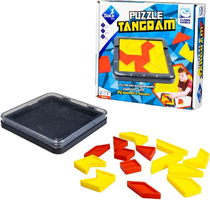 Actual product image Clown games Tangram (Dutch, French, German, English)