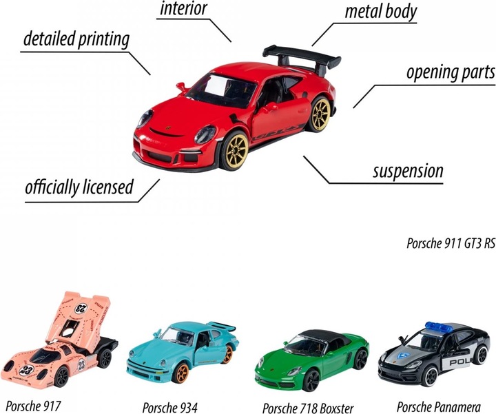 Immagine prodotto Majorette Veicoli Porsche