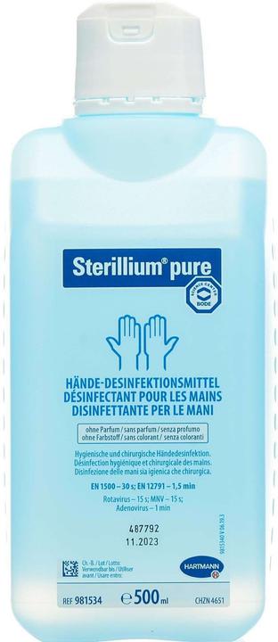 Image du produit Sterillium pur (500 ml)