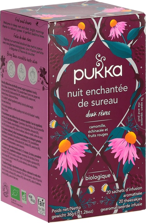 Produktbild Pukka Nuit enchantée de sureau Thé Bio français/anglais Tees (77 g)